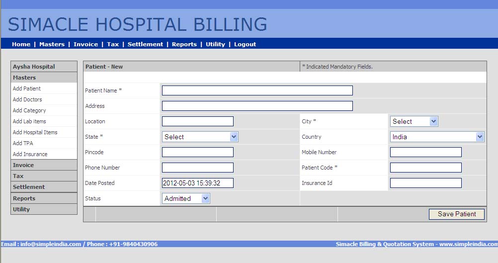 Hospital Management System Project In Php Source Code Free Download